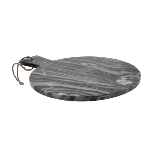 Premier Housewares Premier Housewares Grey Marble Round Paddle Serving Board 2