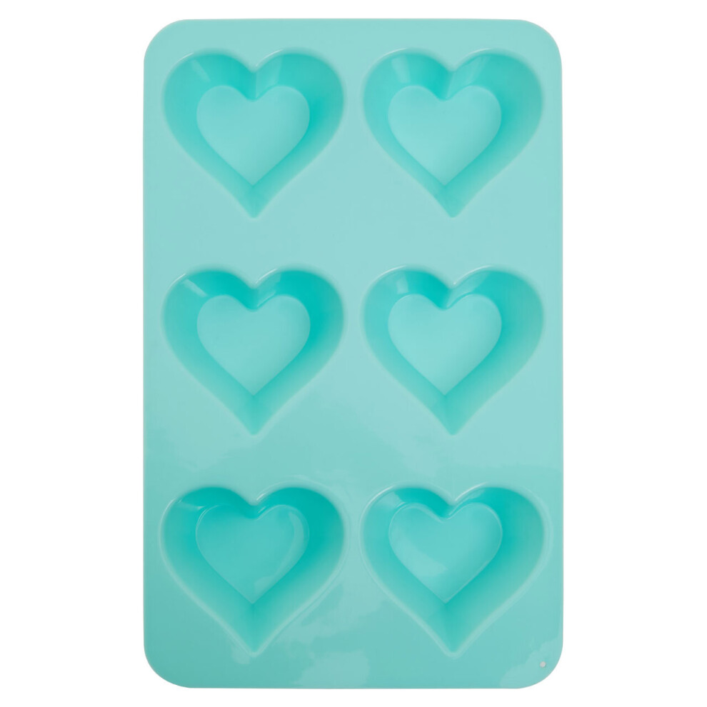 Premier Housewares Zing Pastel Heart Shape Cake Mould Green