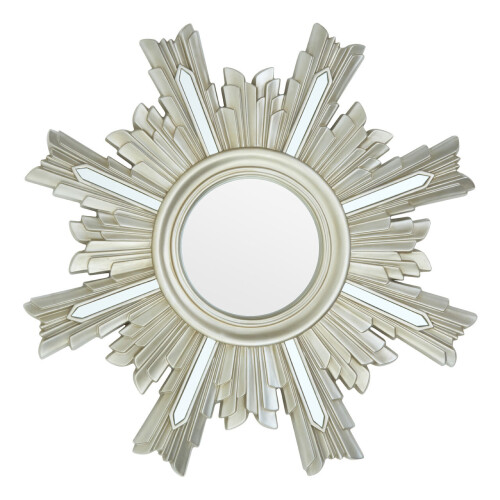 Premier Housewares Premier Housewares Sevan Wall Mirror with Mirrored Glass