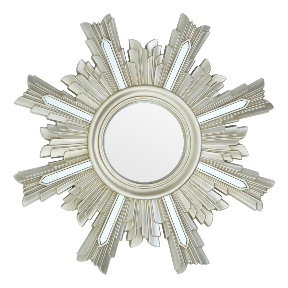 Premier Housewares Sevan Wall Mirror With Mirrored Glass