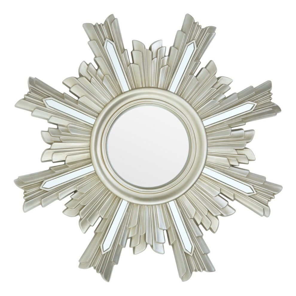 Premier Housewares Sevan Wall Mirror with Mirrored Glass