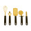 Premier Housewares Premier Housewares Five Piece Light Gold Kitchen Gadget Set 1
