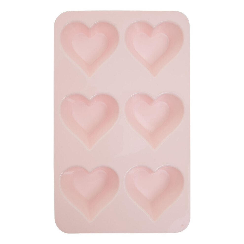 Premier Housewares Zing Pastel Heart Shape Cake Mould Pink