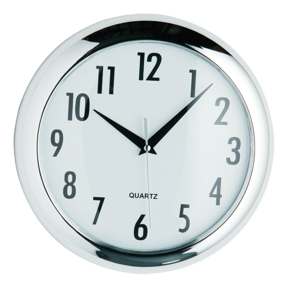 Maison by Premier Halo Chrome Effect Wall Clock