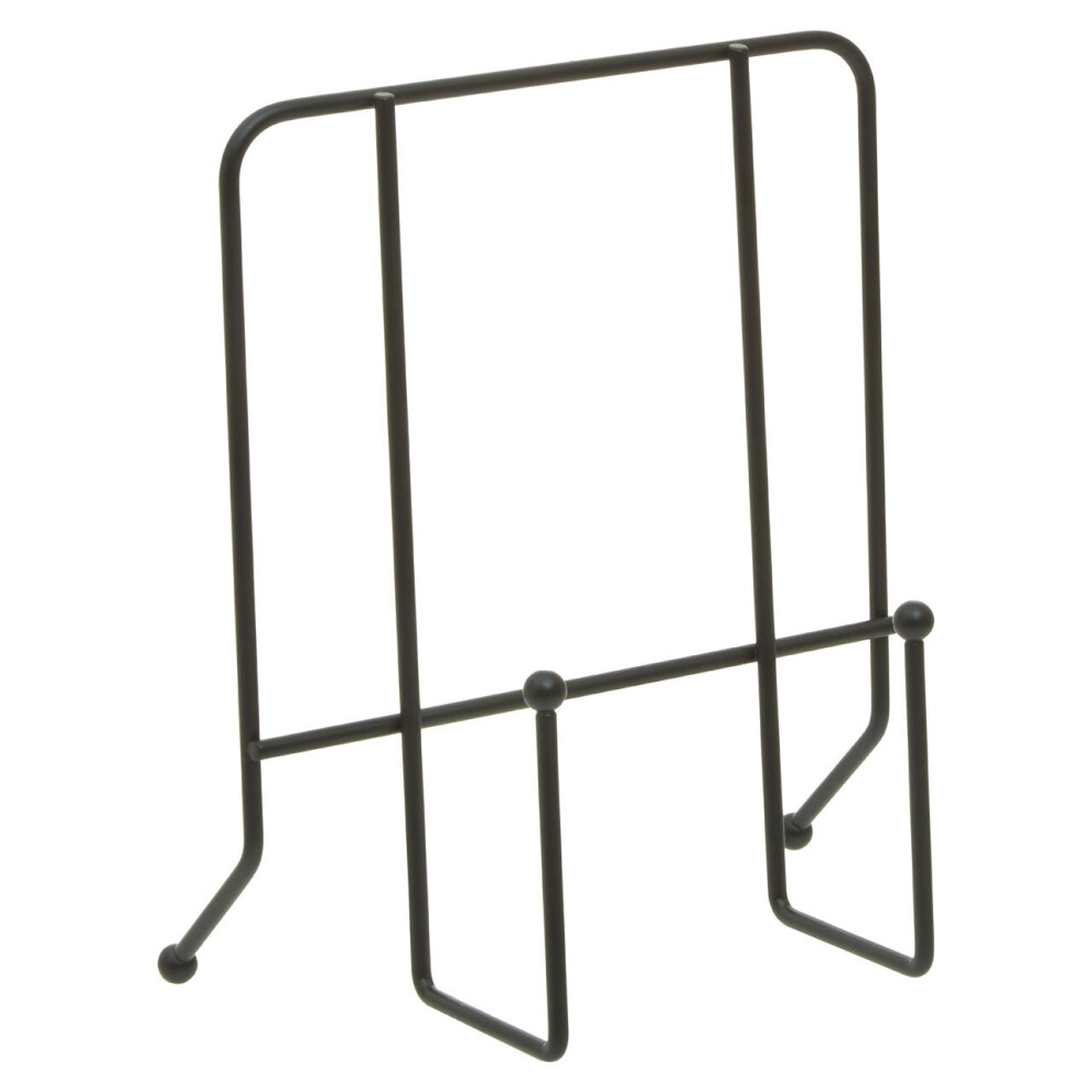 Elegant Design Matt Black Finish Cookbook Stand, Matt Black Finish Recipe Book Stand, Durable Book Stand