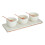 Premier Housewares Premier Housewares 3 Pc Marble / Copper Inlay Serving Board Set 1