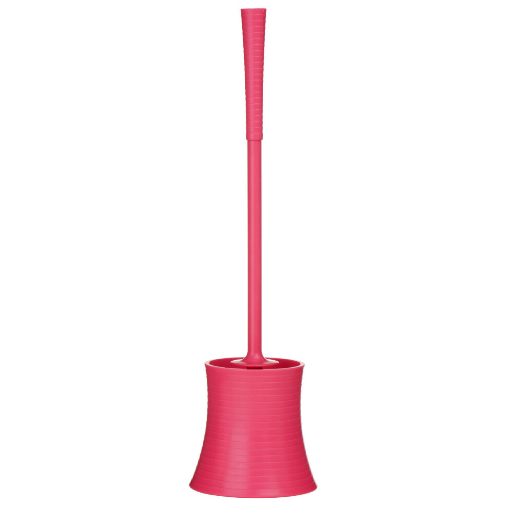 Premier Housewares Hot Pink Plastic Toilet Brush