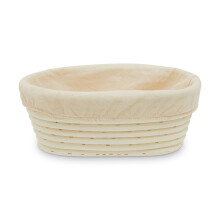 Bread Proofing Basket, Sourdough Proving Basket With Cloth Liner, Banneton For Sourdough Starter Kit
