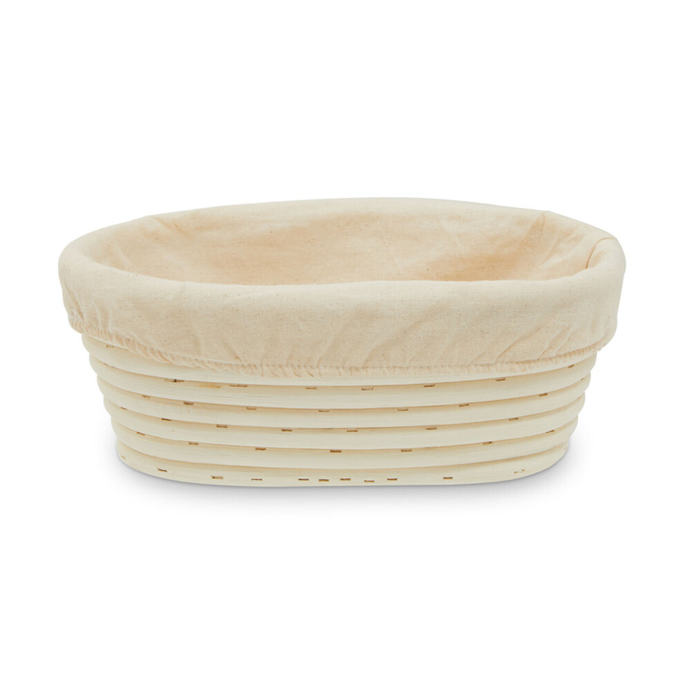 Premier Housewares Bread Proofing Basket, Sourdough Proving Basket With Cloth Liner, Banneton For Sourdough Starter Kit