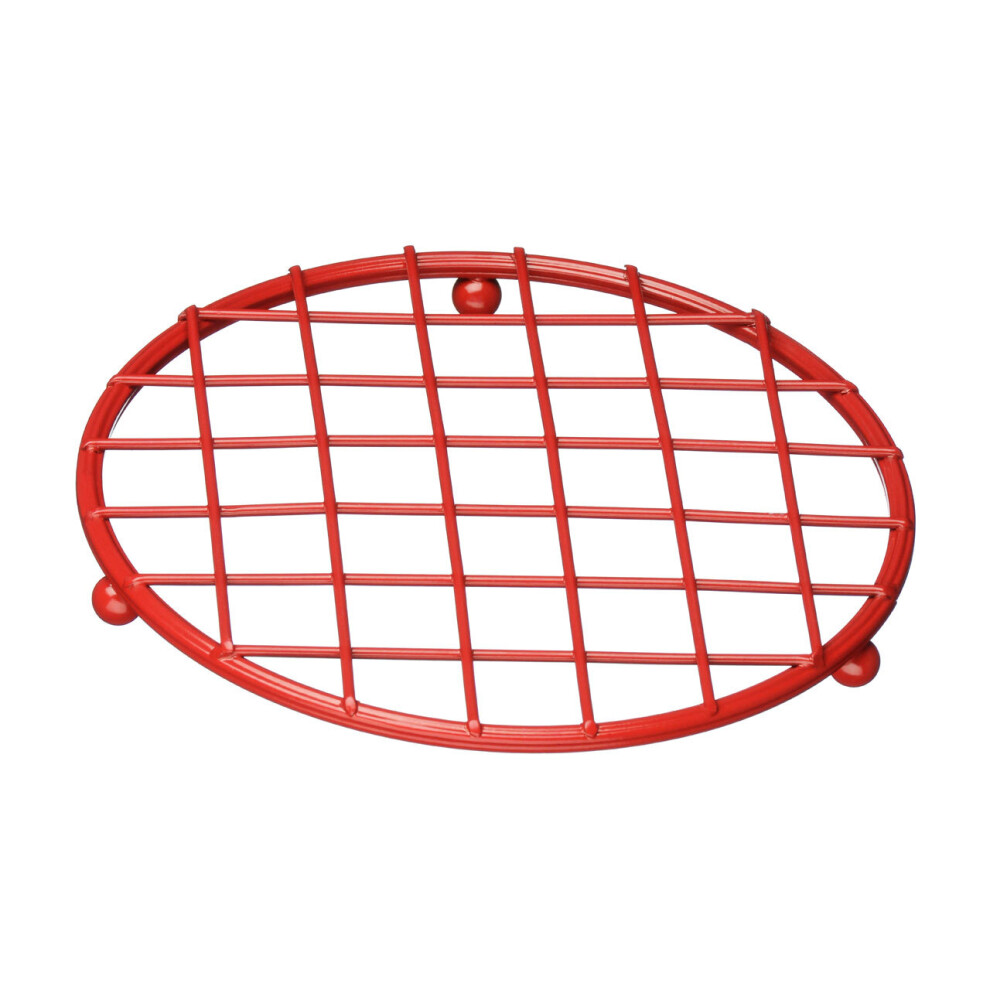 Premier Housewares Helix Powder Trivet Red