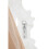 Premier Housewares Premier Housewares Antique White Rose Crest Wall Mirror 4