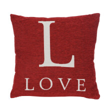 Premier Housewares Words 'Love' Red Cushion