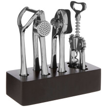 Premier Housewares Paragon 5pc Chrome Finish Kitchen Gadget Set