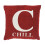 Premier Housewares Premier Housewares Words 'Chill' Red Cushion 1