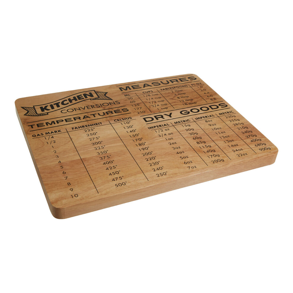 Premier Housewares Rubberwood Conversion Table Board Golden