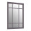 Premier Housewares Premier Housewares Hawthorne Rectangular Grey Wall Mirror 2