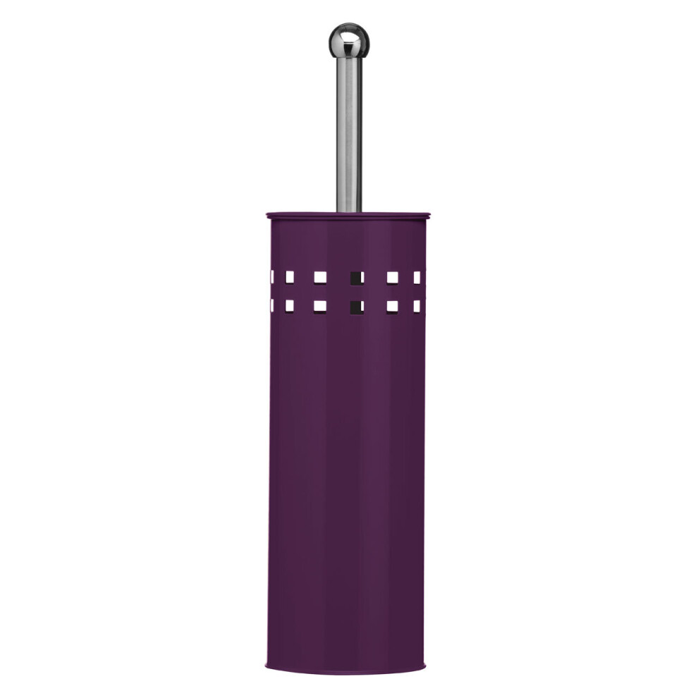 Premier Housewares Square Design Toilet Brush Purple