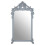 Premier Housewares Premier Housewares Grey Wall Mirror With Decorative Crest 1