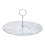 Premier Housewares Premier Housewares Grey Marble Cake Stand with Silver Handle 2