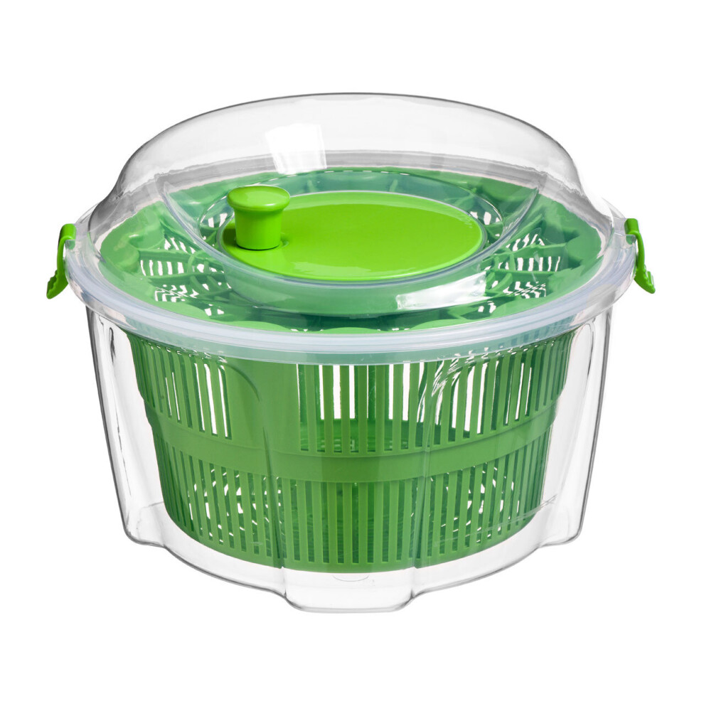Premier Housewares Clear And Salad Spinner Green