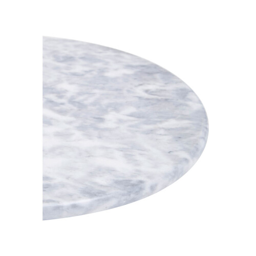 Premier Housewares Premier Housewares Grey Marble Cake Stand with Silver Handle 2