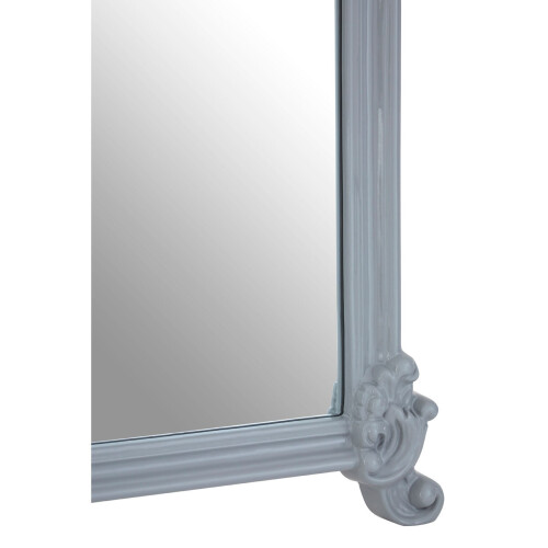 Premier Housewares Premier Housewares Grey Wall Mirror With Decorative Crest 2