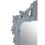 Premier Housewares Premier Housewares Grey Wall Mirror With Decorative Crest 4