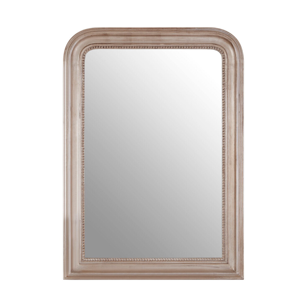 Premier Housewares Gaia Silver Wood Wall Mirror