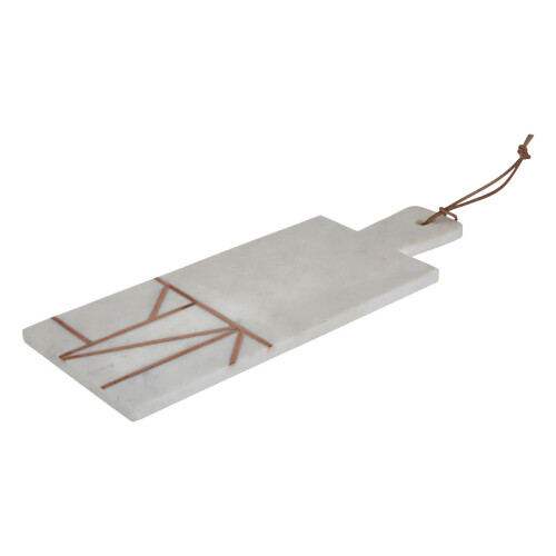 Premier Housewares Premier Housewares White Marble / Copper Inlay Paddle Board