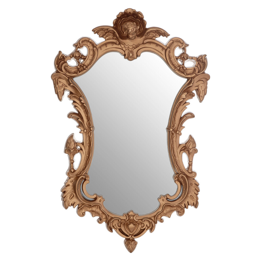 Premier Housewares Neo-Classical Gold Finish Wall Mirror