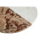 Premier Housewares Premier Housewares White / Brown Marble Round Paddle Board 2