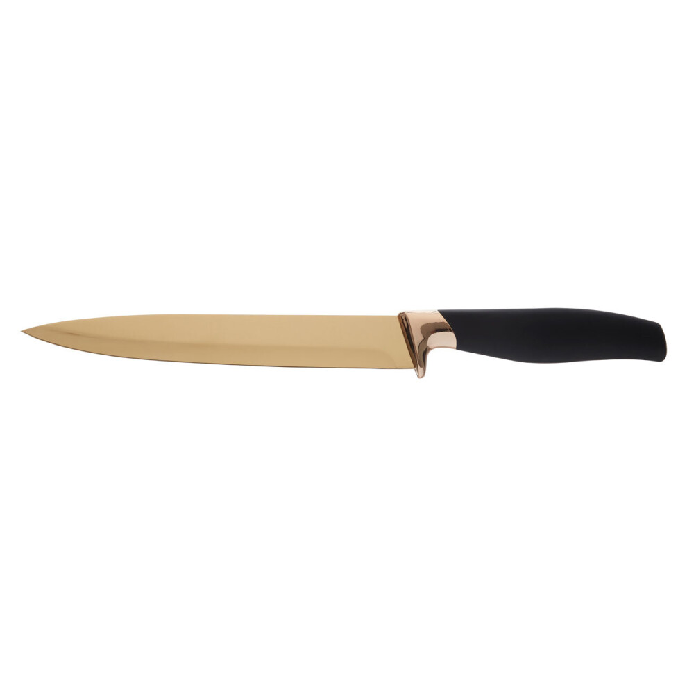 Premier Housewares Orion Gold Finish Carving Knife