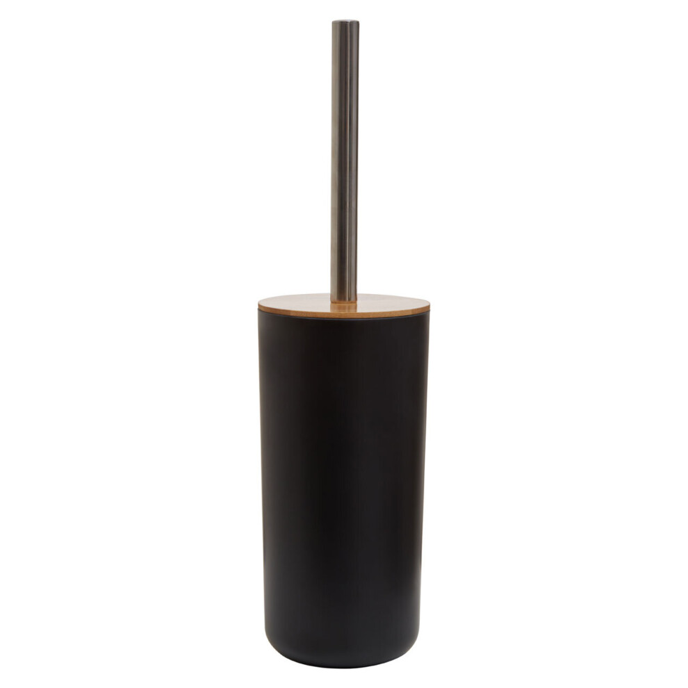 Premier Housewares Canyon Toilet Brush Holder Black