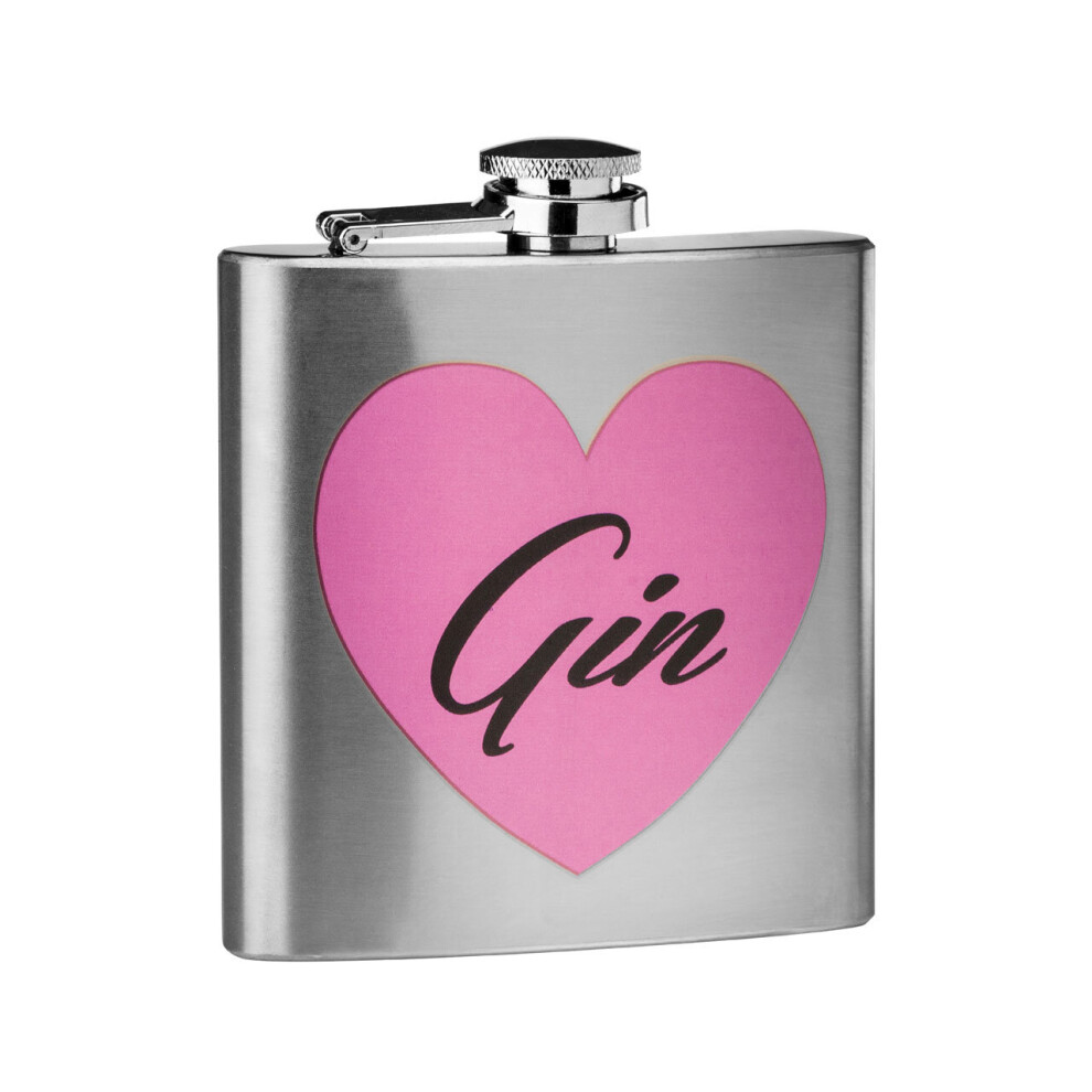 Premier Housewares Gin Design Hip Flask