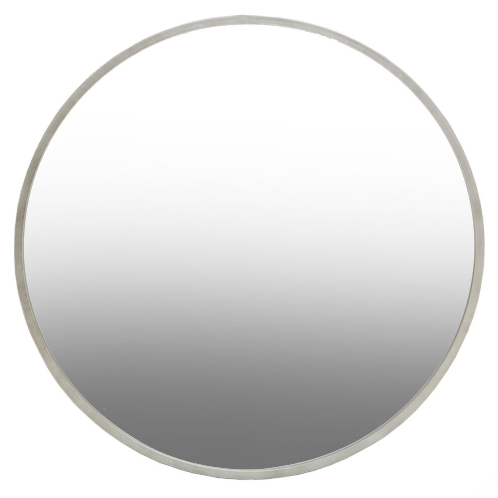 Premier Housewares Saska Large Antique Wall Mirror Silver