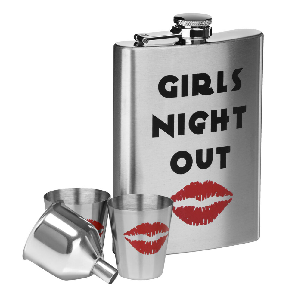 Premier Housewares Girls Night Out Design Hip Flask Set