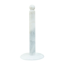 Ziarat White Marble Kitchen Roll Holder, Scratch-less Kitchen Holder, Easy to Use Roll Holder