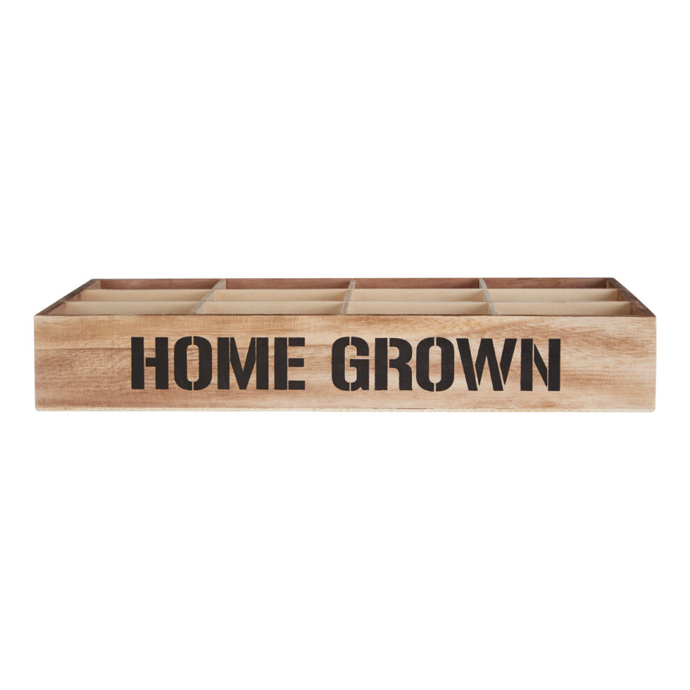Premier Housewares 12 Compartments Herbs & Seed Crate