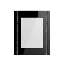 Premier Housewares Silver Plate Steel Black 4 x 6" SPhoto Frame