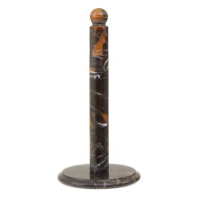 Ziarat Black and Gold Marble Kitchen Roll Holder, Scratch-less Kitchen Holder, Easy to Use Roll Holder