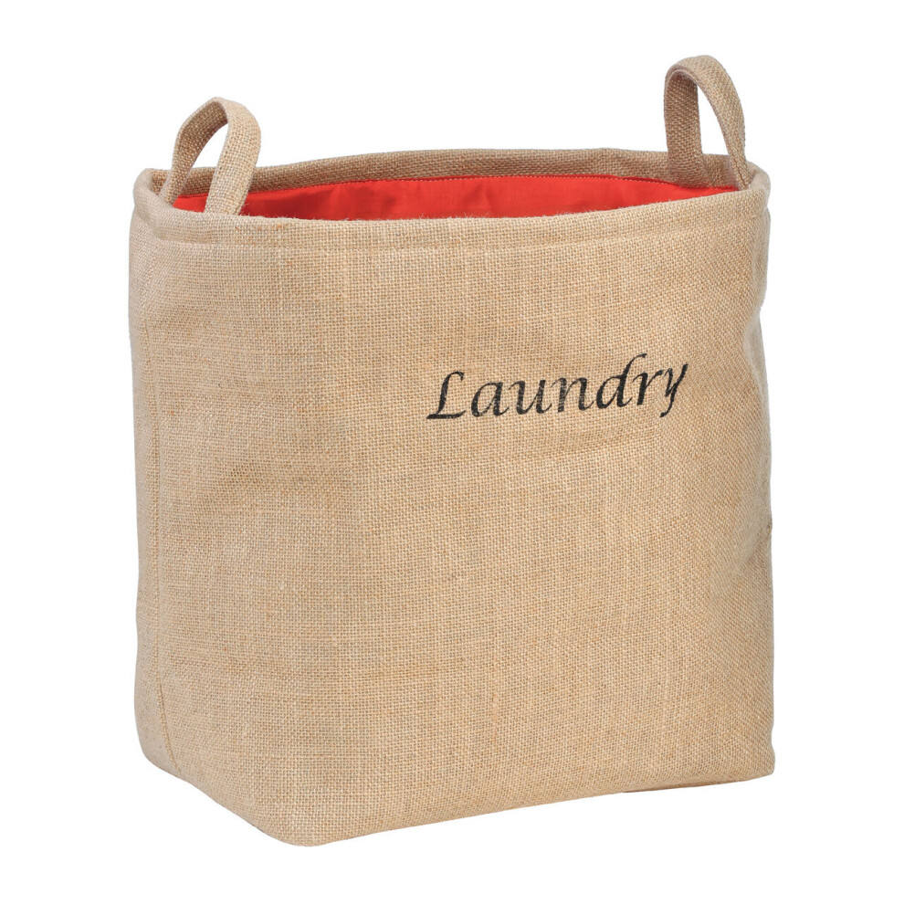 Premier Housewares Natural Jute Hessian Laundry Bag