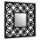 Premier Housewares Premier Housewares Square Black Lattice Frame Wall Mirror 2