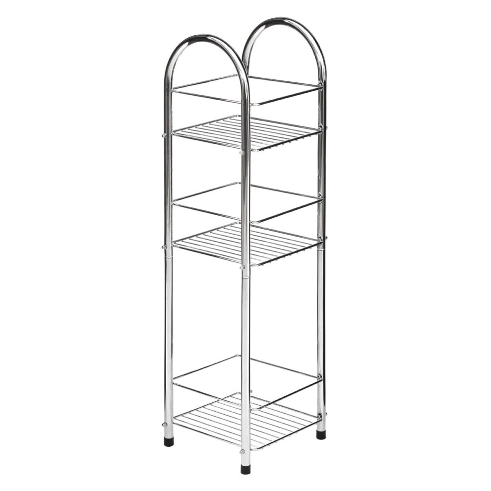 Premier Housewares 3 Tier Chrome Storage Stand