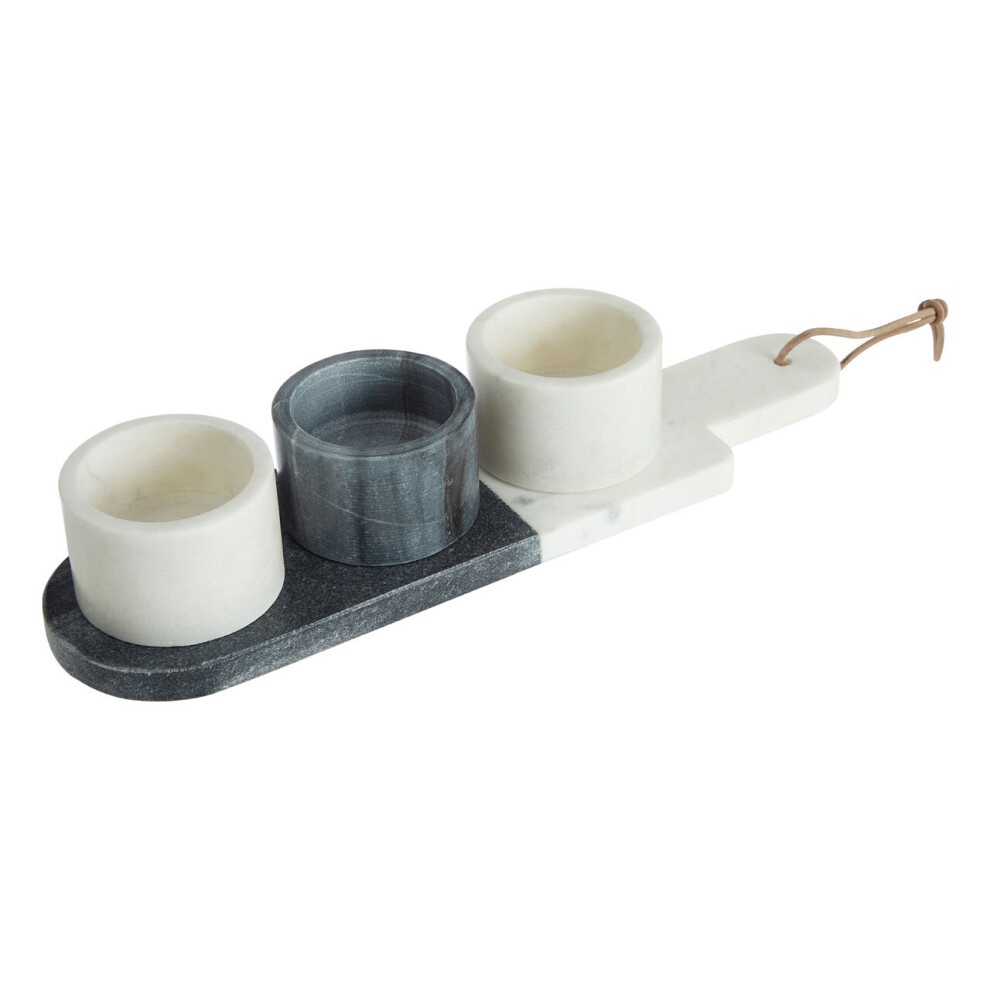 Premier Housewares 3 Pc Condiment Paddle Board Set