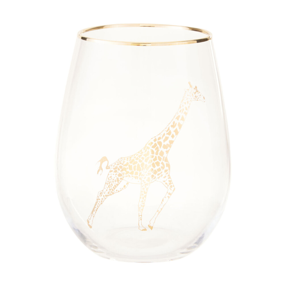 Premier Housewares Giraffe Stemless Wine Glass