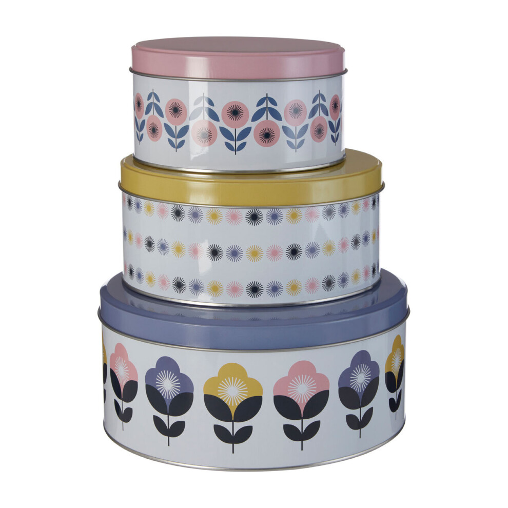 Premier Housewares Set of Three Joni Storage Tins