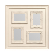 Premier Housewares 4 Photo Cream Plastic Multi Photo Frame