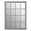Premier Housewares Premier Housewares Grey Flat Wood Wall Mirror 1