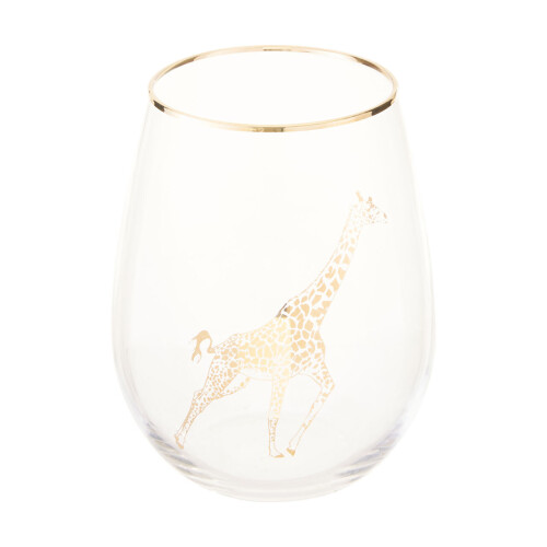 Premier Housewares Premier Housewares Giraffe Stemless Wine Glass 1