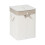 Premier Housewares Premier Housewares Kankyo White Square Laundry Hamper 1